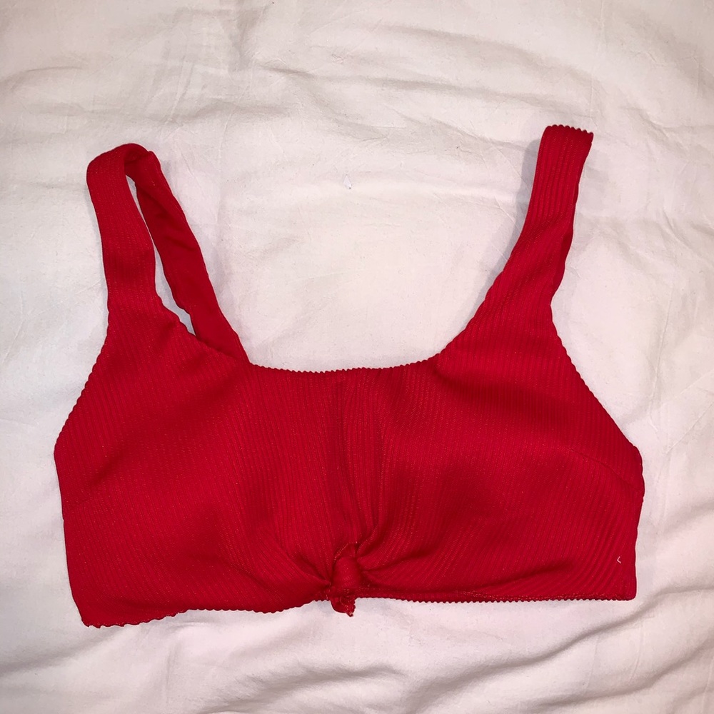 Hollister Red Bikini Top
